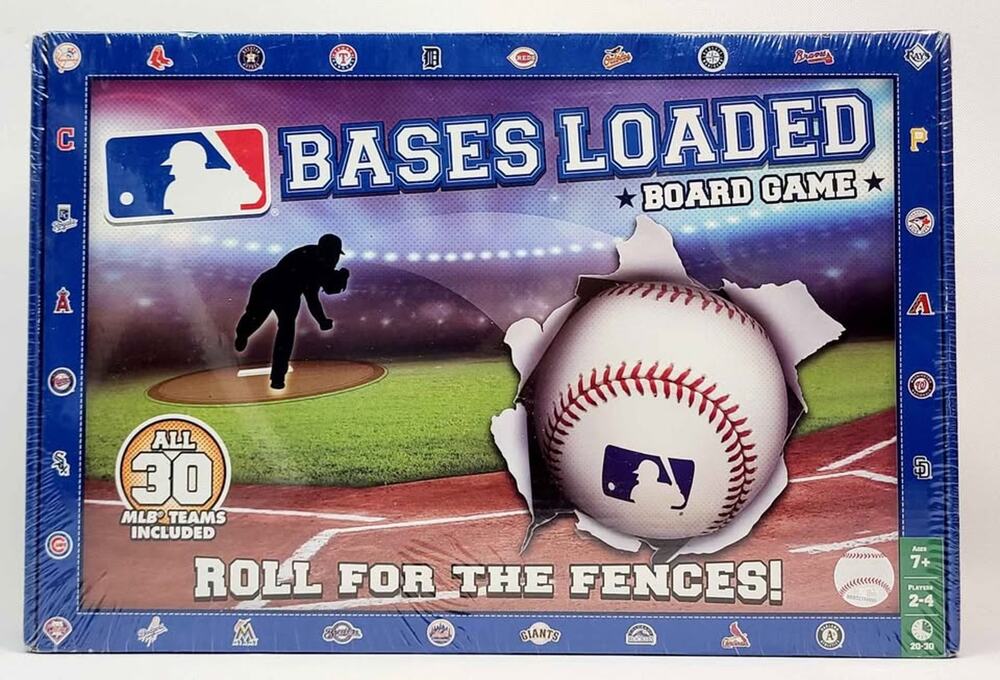 Bases Loaded Board Game Roll For The Fences, New, Sealed MLB Baseball
